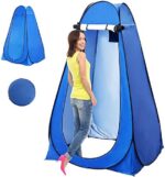 Pop Up Privacy Tent Portable Changing Room Shower Tent for Camping Privacy Shelters Instant Outdoor Camp Toilet Foldable Sun Shelter Rain Shelter with Carry Bag for Camping Hiking Picnic Fishing Beach