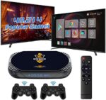 Retro Game Console with Built in 48,214 Games, S905X4 Chip Super Console, Video Game Console Preload 77 Emulators, Game System Compatible with MAME/ATARI/SEGA/PS1/PSP, All in One Emulator Console