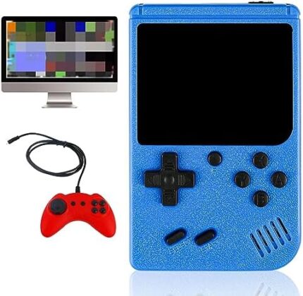 Retro Handheld Game Console, Mini Retro Game Console with 500 Preloaded Classic Games, Portable Handheld Games for Kids Adults, 3.0-Inch Screen, 1200mAh Rechargeable Battery, Support TV & 2 Players