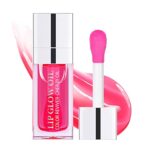 Rmoce Lip Oil, Hydrating Lip Glow Oil, Lip Plumper Gloss, Moisturizing Lip Oil, No-Sticky Transparent Plumping Lip Gloss, Lip Gloss Lip Balm Lip Care