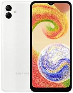 SAMSUNG Galaxy A04 4G LTE (64GB + 4GB) Unlocked Worldwide (Only T-Mobile/Mint/Metro USA Market) 6.5" 50MP Dual Camera + (w/Fast Car Charger) (White)