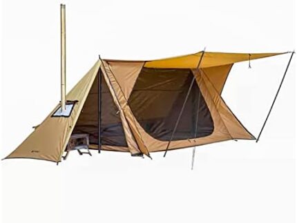 STOVEHUT 70 Hot Tent with Two Tarp Poles and Two Tent Poles | Latest Version 2