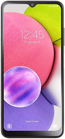 Simple Mobile Samsung Galaxy A03s, 32GB, Black - Prepaid Smartphone (Locked)