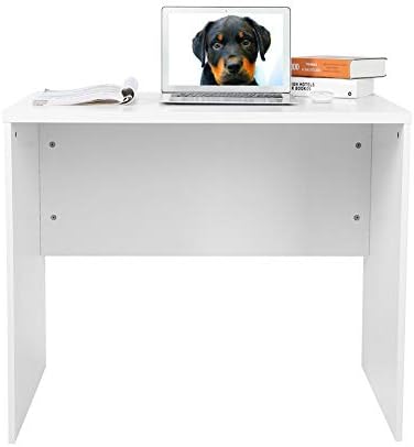 Simple Modern White PC Computer Desk Desktop Study Writing Desk for Home Office Office Furniture & Lighting