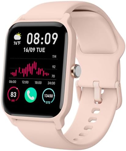 Smart Watch for Women, Answer Make Call, Alexa Built-in, 1.8" Touch Screen Fitness Tracker with 100+ Sport Modes, Heart Rate Blood Oxygen Sleep Monitor, IP68 Waterproof watch for iPhone Android