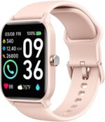 Smart Watch for Women,1.8"Fitness Watch(Answer/Make Call),Alexa Built-in, [24H Heart Rate Sleep Blood Oxygen Monitor],5ATM Waterproof,100+Sports Modes Step Calorie Women Watches for iOS&Android Phones