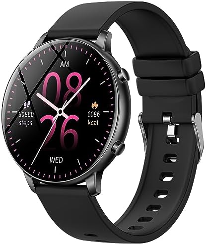 Smart Watches for Women (Answer/Make Call) Fitness Activity Tracker with Heart Rate/Blood Oxygen/Sleep/Menstrual Cycles/Calorie Monitor Play Music Sports Smartwatch for iPhone Samsung Android Phones