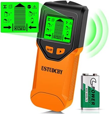 Stud Finder - 5 in 1 Electronic Stud Finder Wall Scanner, Stud Sensor with Digital LCD Display & Intelligent Microprocessor Chip, Beam Finders Wall Detector for Wood AC Wire Metal Studs Joist Pipe