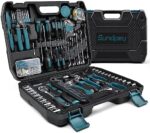 Sundpey Home Tool Kit 281-PCs - Protable Complete Basic Repair General Hand Tool Sets for Men Women - Full Tool Set with Socket Wrench Set & Screwdriver Set & Metric Hex Key & Pliers & Tool Box Case