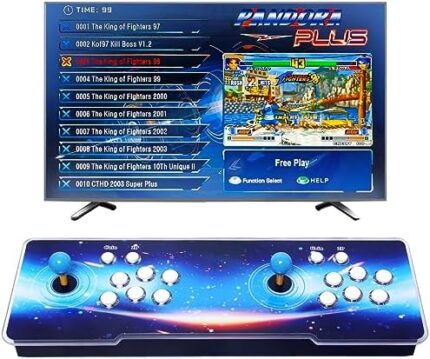 SupYaque 26800 Games in 1 Pandora Box Arcade Console - 3D Games, 1-4 Players - Favorite List, Save/Search/Hide/Pause Game, HDMI VGA to Connect for TV- Powerful Hardware for Arcade Gaming