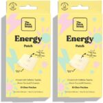 The Patch Brand Energy Patches | Supports Energy with Caffeine and B5 and B3 | All Natural Vitamins & Mineral Patch Plant Based and Cruelty Free Water Resistant Patches That Last All Day