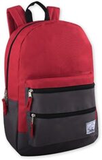 Trail maker Multi Pocket Multicolor Backpack with Adjustable Padded Straps