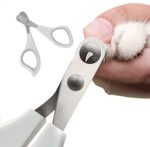 Trumoon Easy Cat Claw Clippers, Kitten Nail Clipper, Circular Cut Hole Cat Nail Clippers, Avoid Over Cutting Pet Nail Clippers for Hyperactive Cats