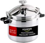 Universal 15.8 Quart / 15 Liter Professional Pressure Cooker, Sturdy, Heavy-Duty Aluminum Construction with Multiple Safety Systems, Commercial Canner Ideal for Industry usages such as Restaurants, Hotels, and Businesses with Large Kitchens