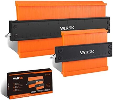 VARSK Contour Gauge Profile Tool (5+10 Inch with Lock), Birthday Gifts for Men Dad Him, Flooring Tools for Men DIY Handyman, Home Improvement Woodworking Cool Gadgets Tools