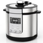 VBGK Pressure Cooker 6.3 Quart, 14-in-1 Electric Pressure Cooker, Knob & Touch Screen Multifunctional Slow Cooker,Sauté,Steamer, Stainless Steel, Keep Warmer, 24H Pre-Set Timer, Autoc Pressure Release