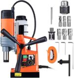 VEVOR Magnetic Drill, 1400W 2" Boring Diameter, 2922lbf/13000N Portable Electric Mag Drill Press with Variable Speed, 810 RPM Drilling Machine for any Surface Home Improvement Industry Railway