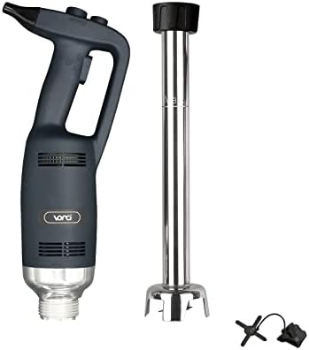 VONCI 500W Commercial Immersion Blender, 15.7" SUS 304 Removable Shaft, Heavy Duty Power Hand Mixer with Variable Speed 6000-20000RPM, Professional Electric Stick Blender for Restaurant Kitchen Use.