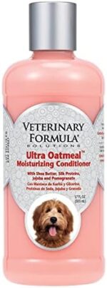Veterinary Formula Solutions Ultra Oatmeal Moisturizing Conditioner for Dogs, 17 oz – with Colloidal Oatmeal and Jojoba – Leaves Coat Soft, Shiny, Hydrated, Strong – Long-Lasting Fragrance (FG01250)