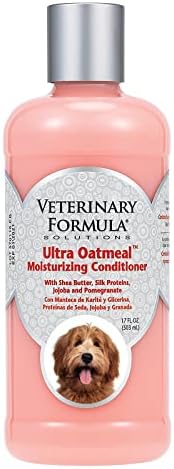 Veterinary Formula Solutions Ultra Oatmeal Moisturizing Conditioner for Dogs, 17 oz – with Colloidal Oatmeal and Jojoba – Leaves Coat Soft, Shiny, Hydrated, Strong – Long-Lasting Fragrance (FG01250)