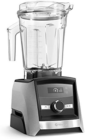 Vitamix Con A3300 Ascent Series Smart Blender, Professional-Grade, 64 oz. Low Profile Container, Brushed Stainless Finish