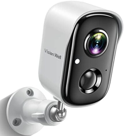Wireless Cameras for Home/Outdoor Security, Battery Powered 1080P HD WiFi Security Cameras Wireless Outdoor with Spotlight, AI Motion Detection, Siren, Color Night Vision, 2-Way Talk, SD/Cloud Storage