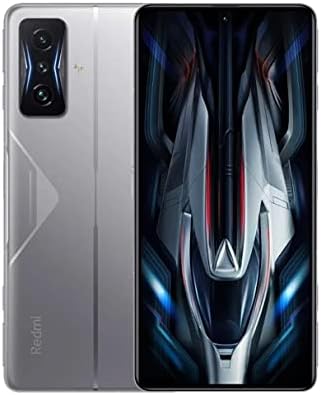 Xiaomi Redmi K50 Gaming 5G + 4G LTE (256GB + 12GB) (NOT Verizon AT&T Cricket Straight Talk) NFC Triple Camera 6.67" + (w/Fast Car Charger Bundle) (Electric Silver)