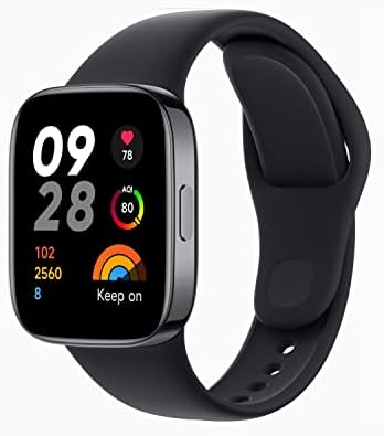 Xiaomi Redmi Watch 3 Smart Watch with Alexa Built-In for Men Women, GPS Fitness Tracker with 120+ Sport Modes, Blood Oxygen Heart Rate Sleep Monitor,Bluetooth Phone Call Watch for iPhone Android,Black