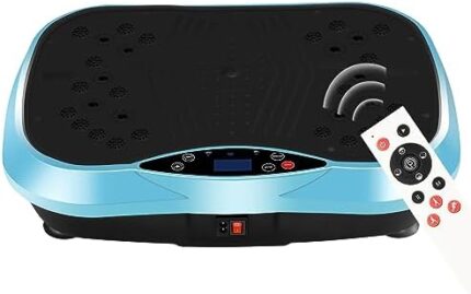 YOKELE Vibration Plate Exercise Machine - Full Body Workout Vibration Platform with Loop Bands & Remote Control for Home Fitness & Weight Loss & Muscle Toning