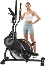 YOSUDA Pro Cardio Climber Stepping Elliptical Machine, 3 in 1 Elliptical, Total Body Fitness Cross Trainer with Hyper-Quiet Magnetic Drive System, 16 Resistance Levels, LCD Monitor & iPad Mount