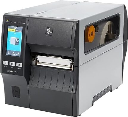 Zebra ZT411 203 DPI Thermal Transfer ZT41142-T010000Z Industrial Printer | Width 4 Inches Features Serial, USB, Ethernet, and Bluetooth Connectivity | Includes Jetset Software
