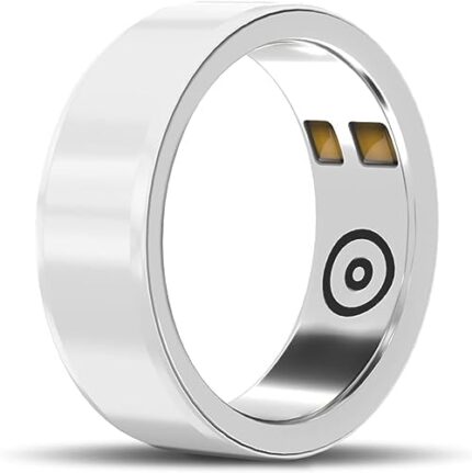 eTTgear Fitness Smart Ring - Health Tracker for Heart Rate Monitor, Sleep, Pedometer, Blood Oxygen, Smart Ring with APP, Bluetooth, IPX8 Waterproof, Women & Men
