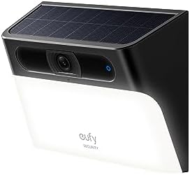 eufy Security Solar Wall Light Cam S120, Solar Security Camera, Wireless Outdoor Camera, 2K Camera, Forever Power, Motion Activated Light, AI Detection, IP65 Waterproof, Spotlight, No Monthly Fee