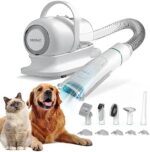 neabot Neakasa P1 Pro Pet Grooming Kit & Vacuum Suction 99% Pet Hair, Professional Grooming Clippers with 5 Proven Grooming Tools for Dogs Cats and Other Animals
