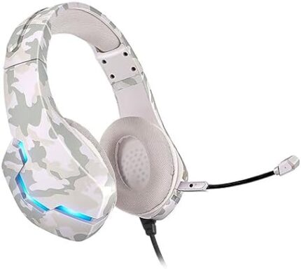 1 Set Gaming Headset Headphone LED Headset Camouflage Headset Birthday Gift Telephone headsets Wired Headset mic Headset Wired Earphones Headset Wired Fashion Microphone j10 pu