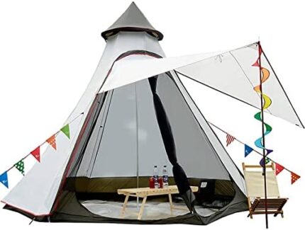 12'x10'x8'Dome Camping Tent 5-6 Person 4 Season Double Layers Waterproof Anti-UV Windproof Tents Family Outdoor Camping Tent