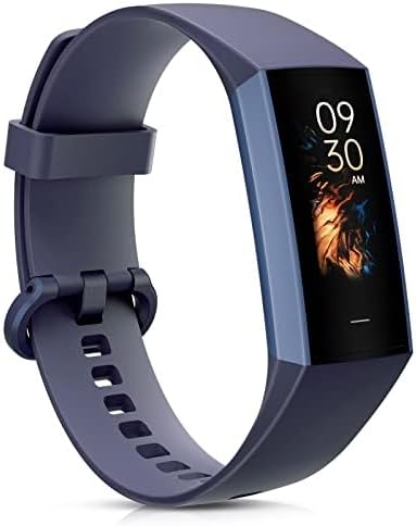 Fitness Tracker with Step Counter/Calories/Stopwatch, Activity Tracker, Health Tracker with Heart Rate Monitor, Sleep Tracker,1.10''AMOLED Touch Color Screen, Pedometer Watch for Women Men Kids