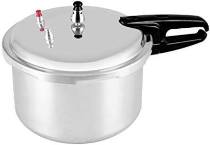 J&V TEXTILES Aluminum Pressure Cookers (4, 5, 7, 9, or 11 Liter) (9 Liter)