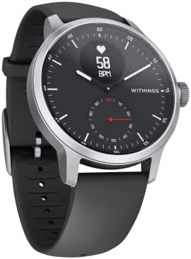 Withings Scanwatch - Smart Watch & Activity Tracker: Heart Monitor, Sleep Tracker, Smart Notifications, Step Counter, Waterproof with 30-Day Battery Life, Android & Apple Compatible, GPS, HSA/FSA