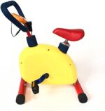 PHASFBJ Fun and Fitness Exercise Equipment for Kids, Toddler Exercise Bikes Machine Indoor Cardio Training for Childrens with Adjustable Seat Mini Exercise Kid Stationary Bike