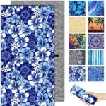 Sand Free Microfiber Beach Towels Adult-Quick Fast Dry Beach Oversized Accessories Travel Swim Pool Camping Essentials Lightweight Compact Packable Sandless Resistant Must Haves Items Gifts Family