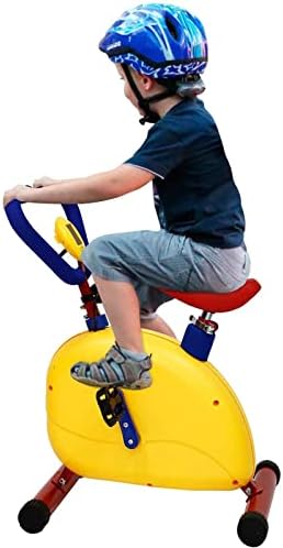 PHASFBJ Fun and Fitness Exercise Equipment for Kids, Toddler Exercise Bikes Machine Indoor Cardio Training, Kids Workout Equipment for Children from 3 to 6 Years Old