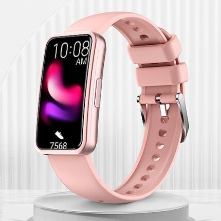 GLSY Activity Fitness Tracker with 24/7 Heart Rate Monitor and B P Monitor, Sleep Tracker with Calorie Step Counter, IP68 Waterproof Pedometer for Women Men Android iOS Pink-18