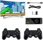 64G Retro Video Game Console -HD Classic Games Console Built in 10000 Game. Emulator console-4K HDMI Output TV Video Game Console, HD Console with Dual 2.4G Wireless Controllers Consola de Videojuegos