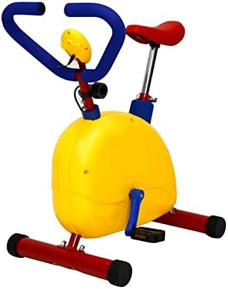 PHASFBJ Kids Fun and Exercise Bike, Toddler Exercise Bikes Machine Indoor Cardio Training for Childrens with Adjustable Seat, Children Indoor Outdoor Bike