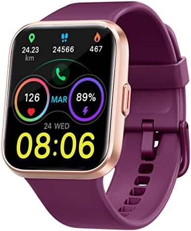 ENOMIR Smart Watch for Men Women(Answer/Make Call), Alexa Built-in,Fitness Watch with Heart Rate SpO2 Sleep Monitor 100 Sports 5ATM Waterproof Activity Trackers and Smartwatches for iOS&Android Phones