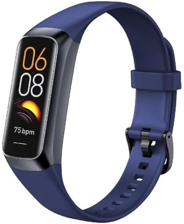 OUSFANAM Fitness Trackers Watch Heart Rate Monitor Step Counter IP67 Waterproof Activity Trackers with Pedometer Sleep Monitor Black Fitness Watch
