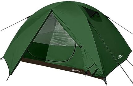 Forceatt Camping Tent 2/3/4 Person, Professional Waterproof & Windproof Lightweight Backpacking Tent Suitable for Outdoor,Hiking,Glamping, Mountaineering and Travel