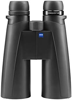 ZEISS Conquest HD Binoculars Waterproof, Compact with LotuTec T HD Coated Glass for Optimal Clarity in All Weather Conditions for Bird Watching, Hunting, Sightseeing, Black