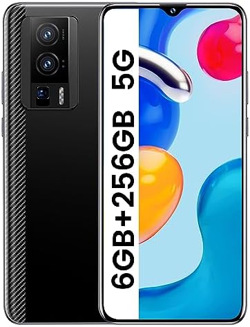 ExAchat K60 Pro Unlocked Cell Phone 5G, 6GB+256GB Android 13 Phones 6.7" FHD+Display 120HzD 64MP AI Camera Unlocked Smartphone 5500mAh 4G 5G Dual SIM/Face ID/GPS